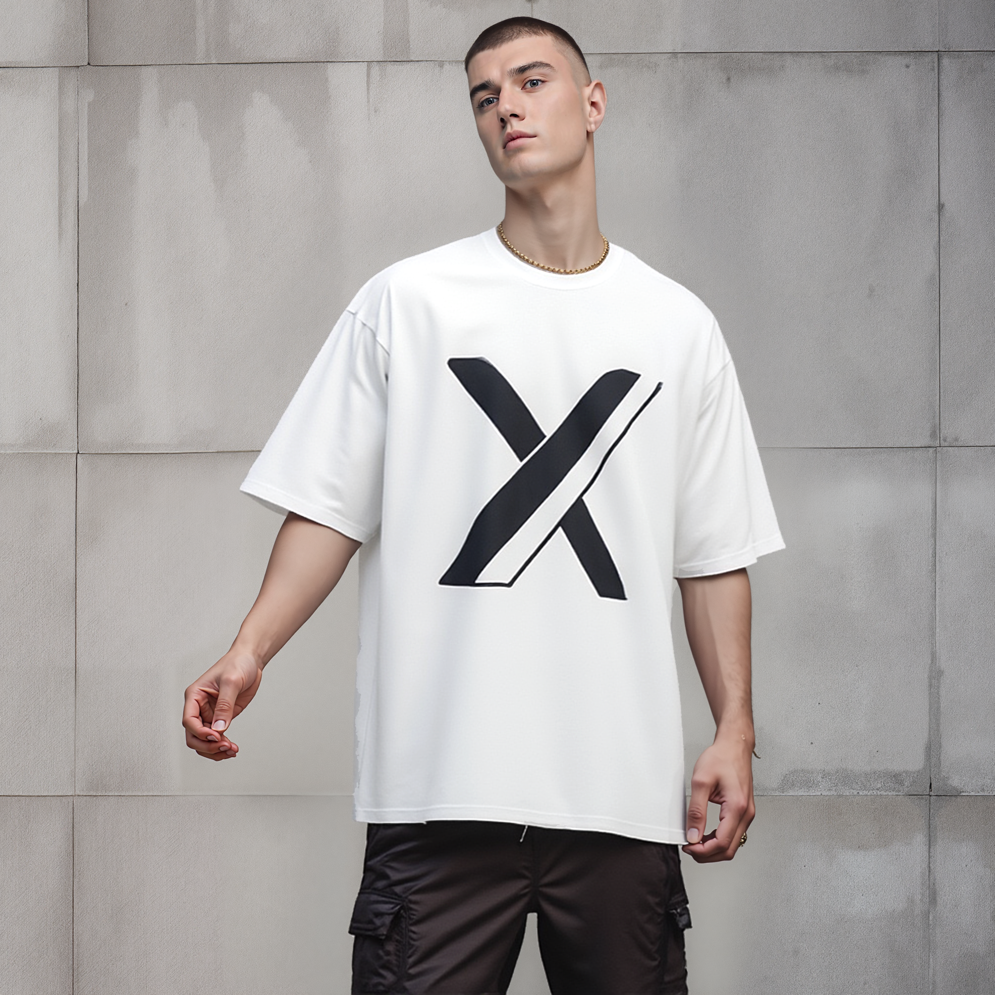 Foundation White: Dual Print Tee